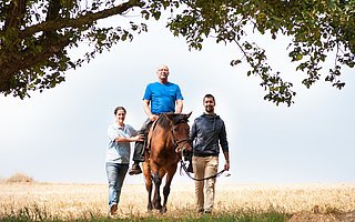Tiergestützte Therapie mit Pferden